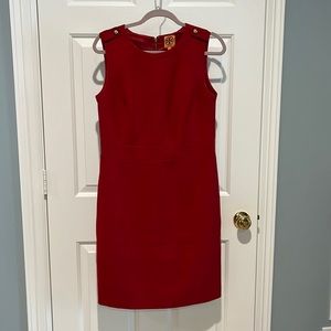 Tory Burch Red Dress Size 10